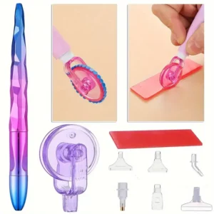 9pcs/set diamond art painting point pen new point glue roller diamond art painting tool set glue point wheel combination set