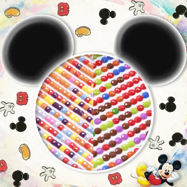 disney novelty 2025 diamond mosaic princess adult craft paintings with rhinestones diamond embroidery mickey mouse wall decor