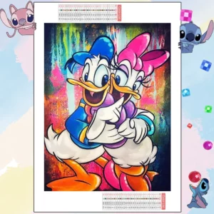 disney 5d diamond mosaic donald duck full diy diamond painting daisy complete kit rhinestone pictures home decoration