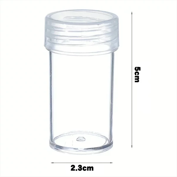 10/20/50/100 pcs diamond painting small round bottle tools transparent storage box jewelry diamond container accessories