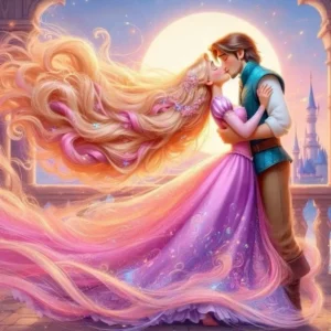 miniso frameless disney diamond painting 5d diy embroidery rapunzel cross stitch mosaic prince cartoon picture handmade hobby