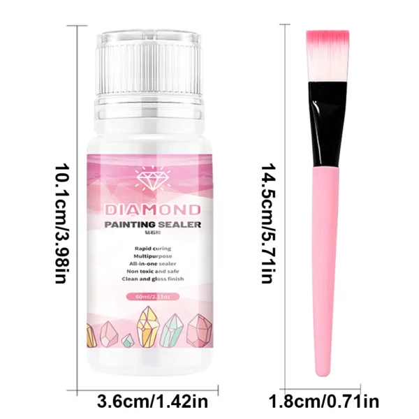 diamond painting sealer 5d diamond painting art glue diamond painting protectant sealer brightener for diamond painting puzzle