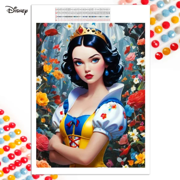 disney 5d diy diamond mosaic snow white rhinestones painting diamond embroidery princess full square new arrival home decor