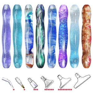 dimond painting accessories resin pen diamond nib diy tools 5d glue art stylus pens paintings tips funny wax lighting ergonomic