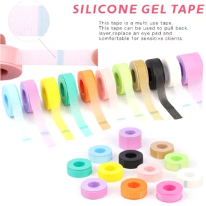 silicone gel tape for lash extensions sensitive skin multi use non woven breathable under eye pad patches makeup tools supplier