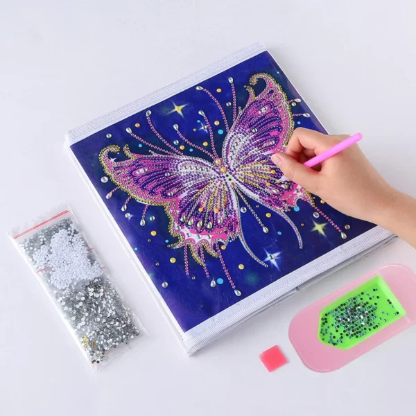 1pcs anti slip diamond painting tray resin 5d picture drawing pad holder accessories (random color)