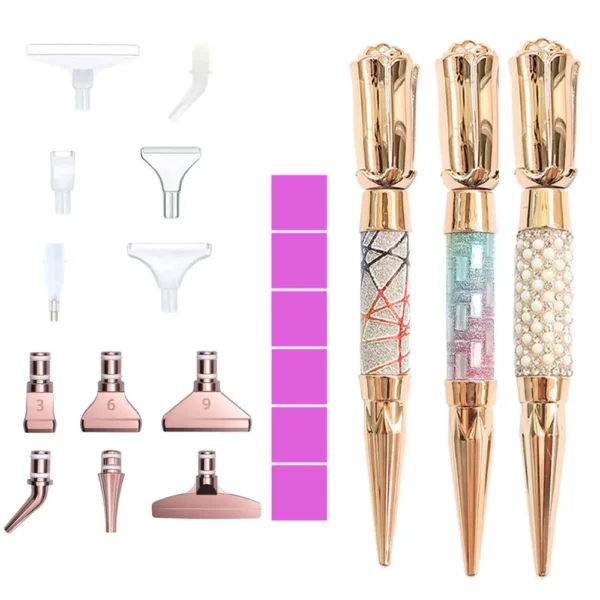 5d diamond painting pen kit glitter diamond sparkle point drill pens cross stitch embroidery diy craft nail art diamond painting