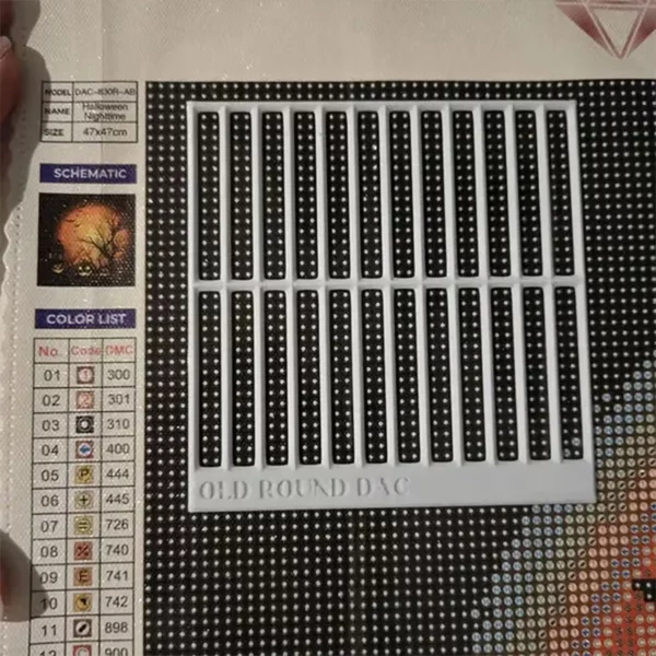 diamond painting auxiliary tool ruler diamond dot drill alignment tool ruler for diamond art home diy diamond painting tool set