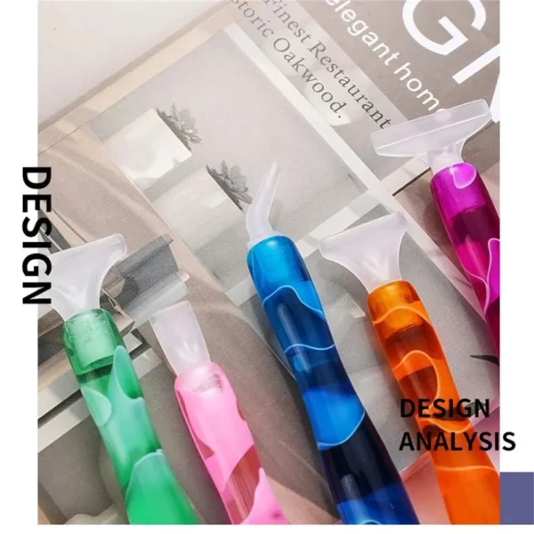 13pcs/set 5d diamond painting pen crystal point drills handmade tools with metal drill heads multi placer pens tip accessories