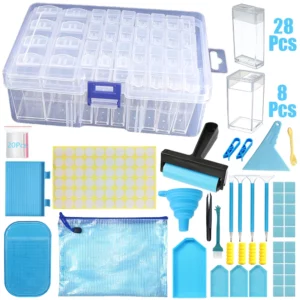 beads diamond paint storage box painting pictures accessories art tray bolis pen boxes diamonds kits trays crafts needles stitch
