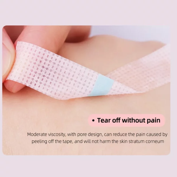 silicone gel tape for lash extensions sensitive skin multi use non woven breathable under eye pad patches makeup tools supplier